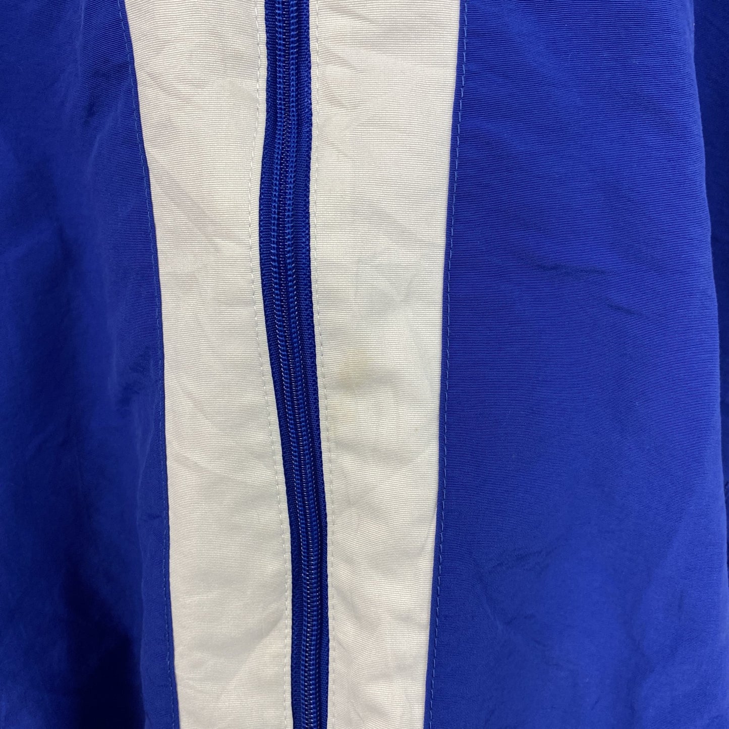 90s　RUSSELL　ラッセル　フルジップナイロンジャケット　ヴィンテージ　青　ブルー　2XLサイズ