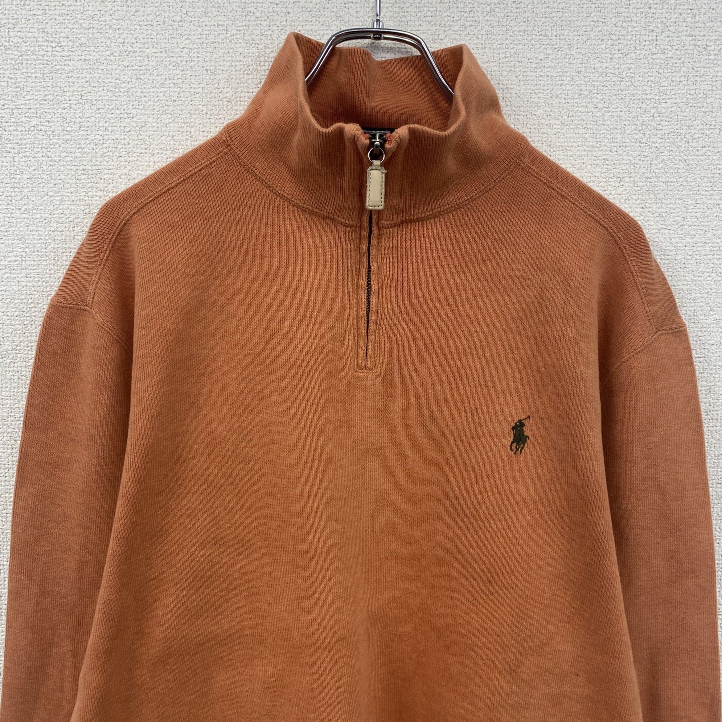 Polo by Ralph Lauren　ポロバイラルフローレン　ハーフジップスウェット　オレンジ　Lサイズ