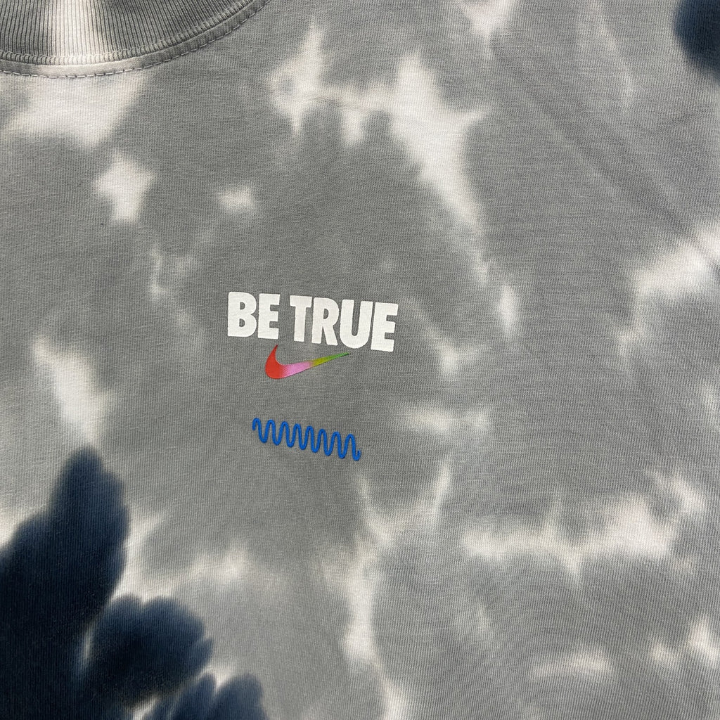 NIKE　ナイキ　半袖プリントTシャツ　BETRUE Max90　タイダイ柄　グレー　Sサイズ
