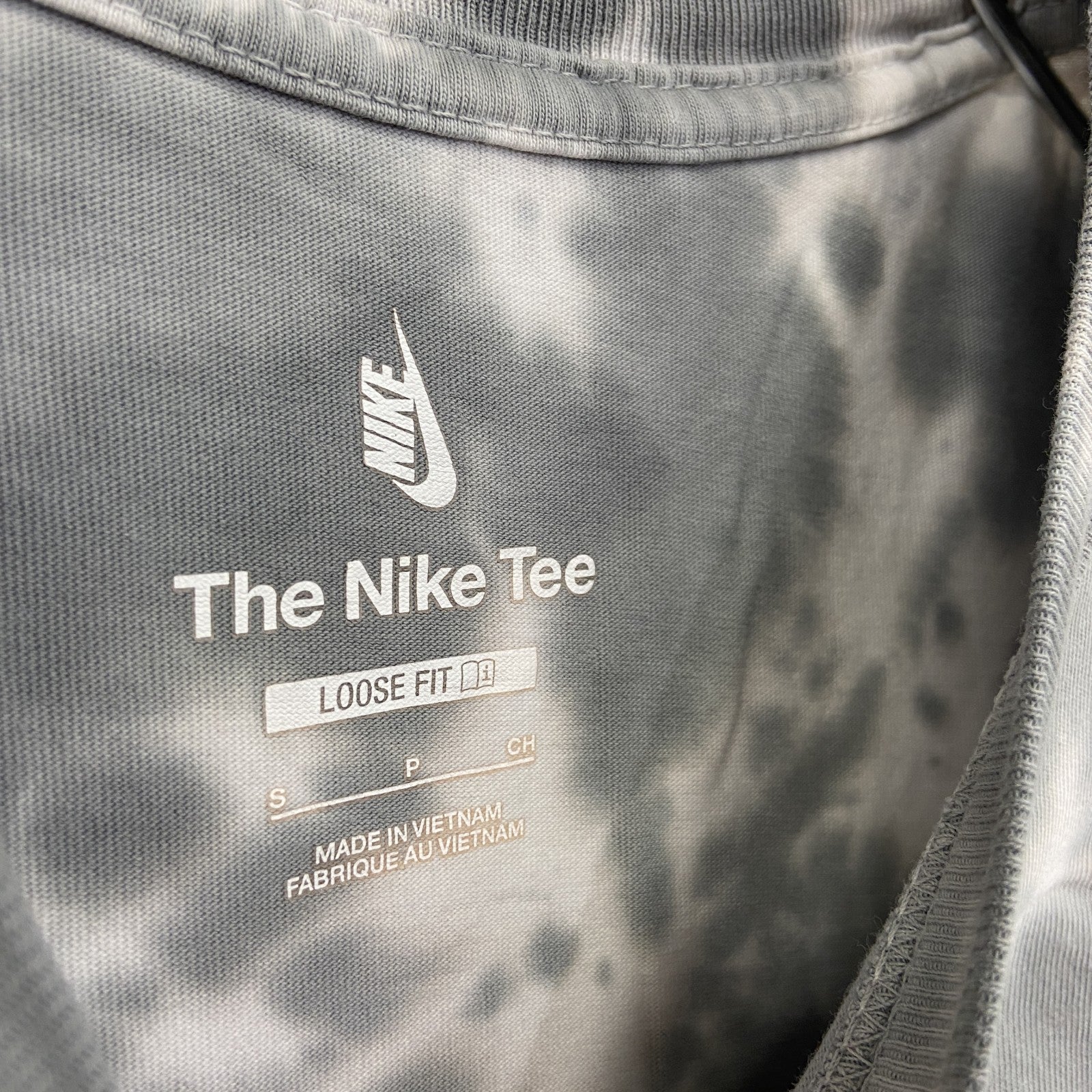 NIKE　ナイキ　半袖プリントTシャツ　BETRUE Max90　タイダイ柄　グレー　Sサイズ