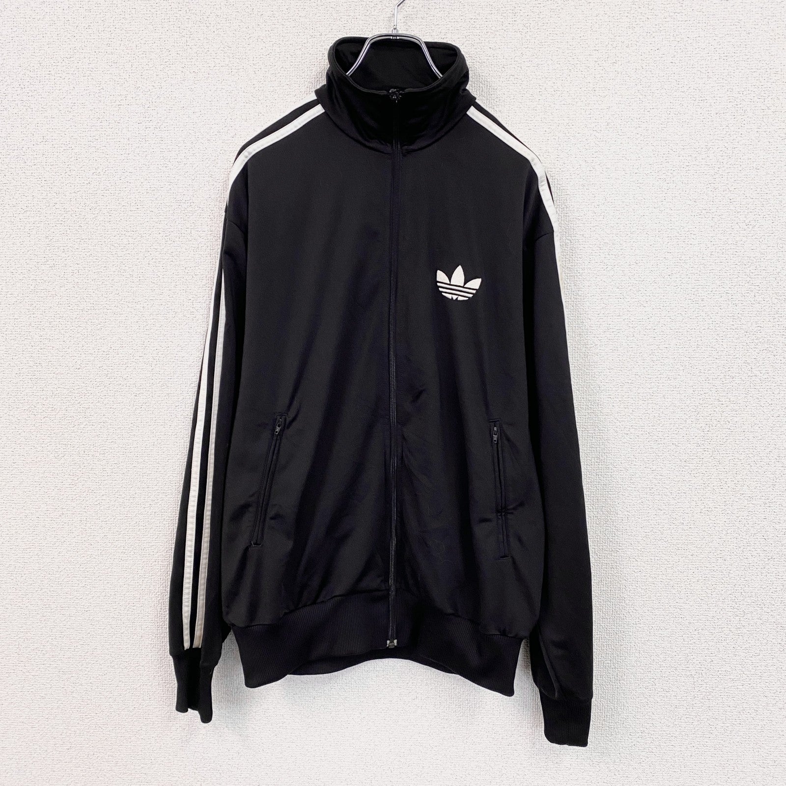 adidas　アディダス　ファイヤーバード　トラックジャケット/ジャージ　　黒　ブラック　Mサイズ