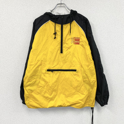 90s　PORT and COMPANY　ポートアンドカンパニー　アノラックパーカー　黄色　イエロー　Lサイズ