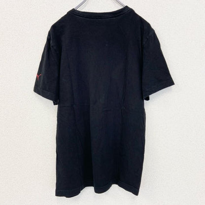 着 used PUMA プーマ　半袖ビッグロゴプリントTシャツ　クルーネック　スポーツウェア　レトロ　黒　ブラック　Mサイズ