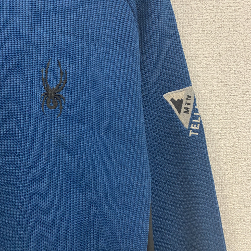 SPYDER　スパイダー　ハーフジップフリースプルオーバー　青　ブルー　2XLサイズ