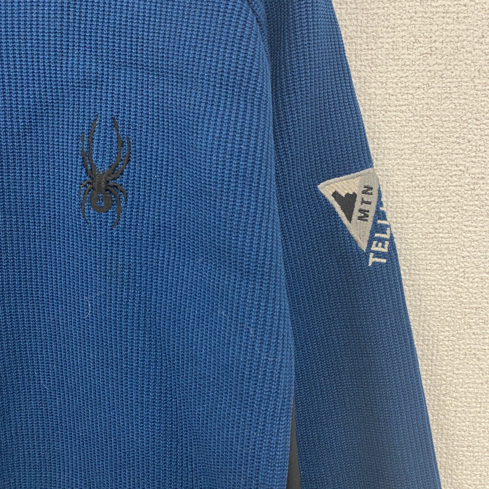 SPYDER　スパイダー　ハーフジップフリースプルオーバー　青　ブルー　2XLサイズ