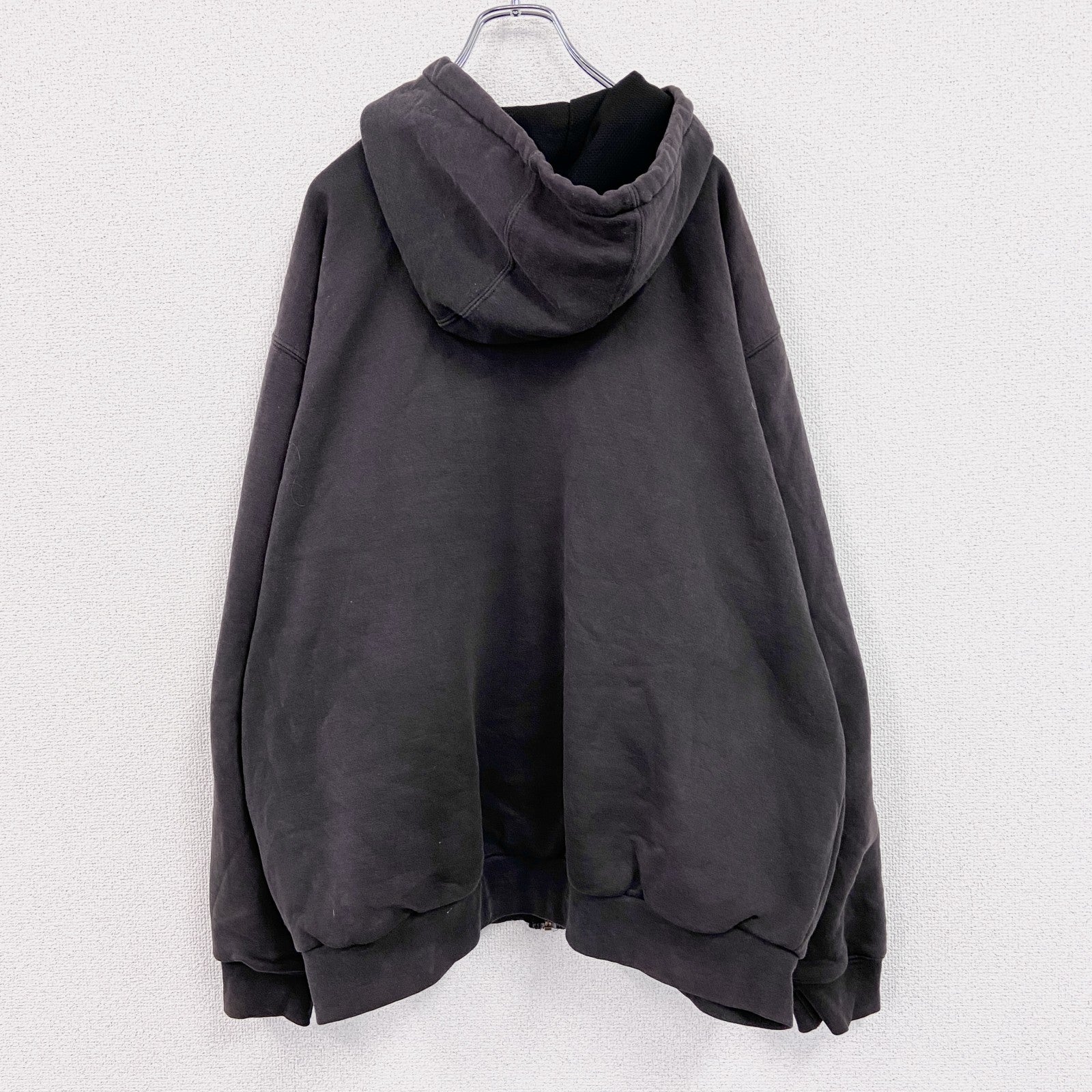 ～00s　Carhartt　カーハート　フルジップスウェットパーカー/フーディー　フェード　黒　ブラック　