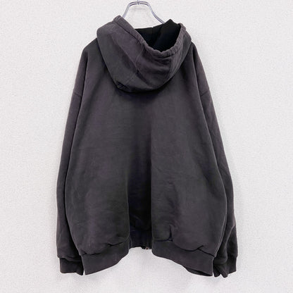 ～00s　Carhartt　カーハート　フルジップスウェットパーカー/フーディー　フェード　黒　ブラック　