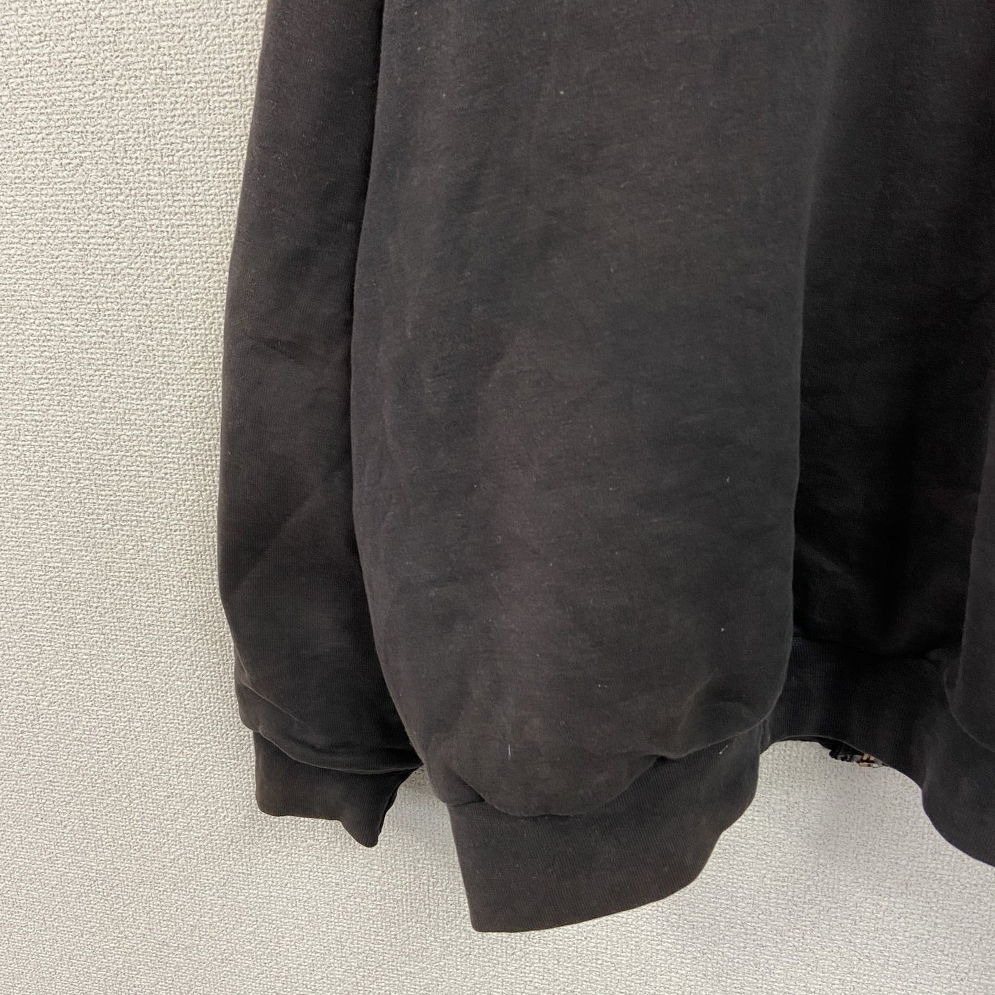 ～00s　Carhartt　カーハート　フルジップスウェットパーカー/フーディー　フェード　黒　ブラック　