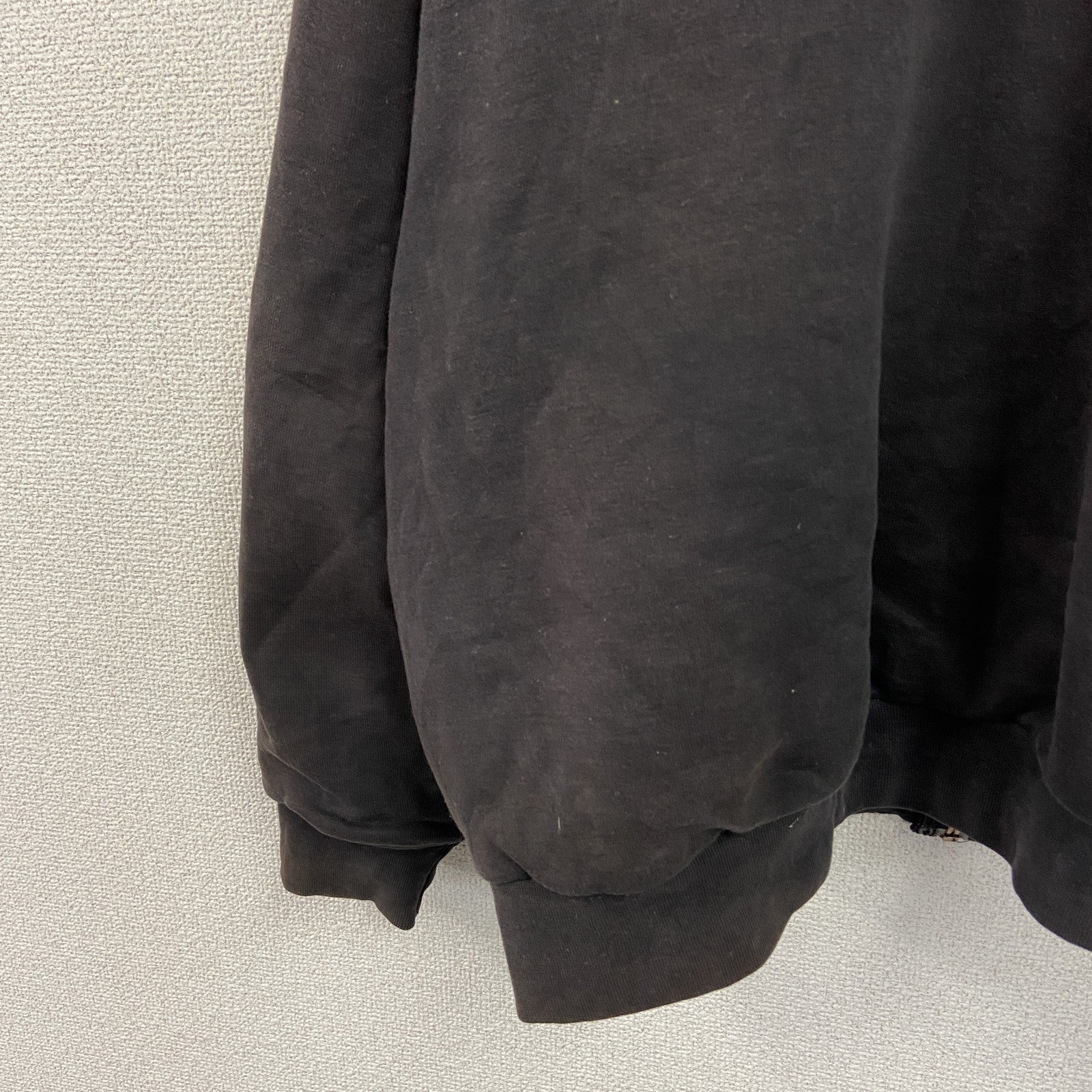 ～00s　Carhartt　カーハート　フルジップスウェットパーカー/フーディー　フェード　黒　ブラック　