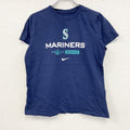 NIKE　ナイキ　シアトルマリナーズ　半袖プリントTシャツ　紺　ネイビー　Lサイズ