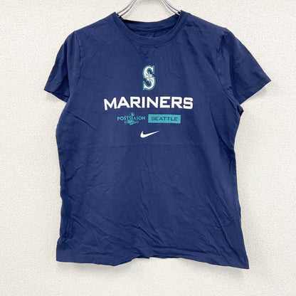 NIKE　ナイキ　シアトルマリナーズ　半袖プリントTシャツ　紺　ネイビー　Lサイズ