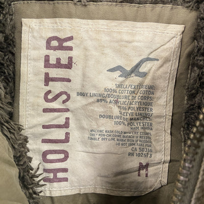 HOLLISTER　ホリスター　フィールドジャケット　ミリタリージャケット　裏ボア　ベージュ　Mサイズ　