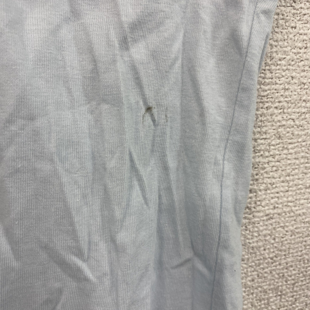 Agnes b.　アニエスベー　半袖プリントTシャツ　水色　ライトブルー　3サイズ