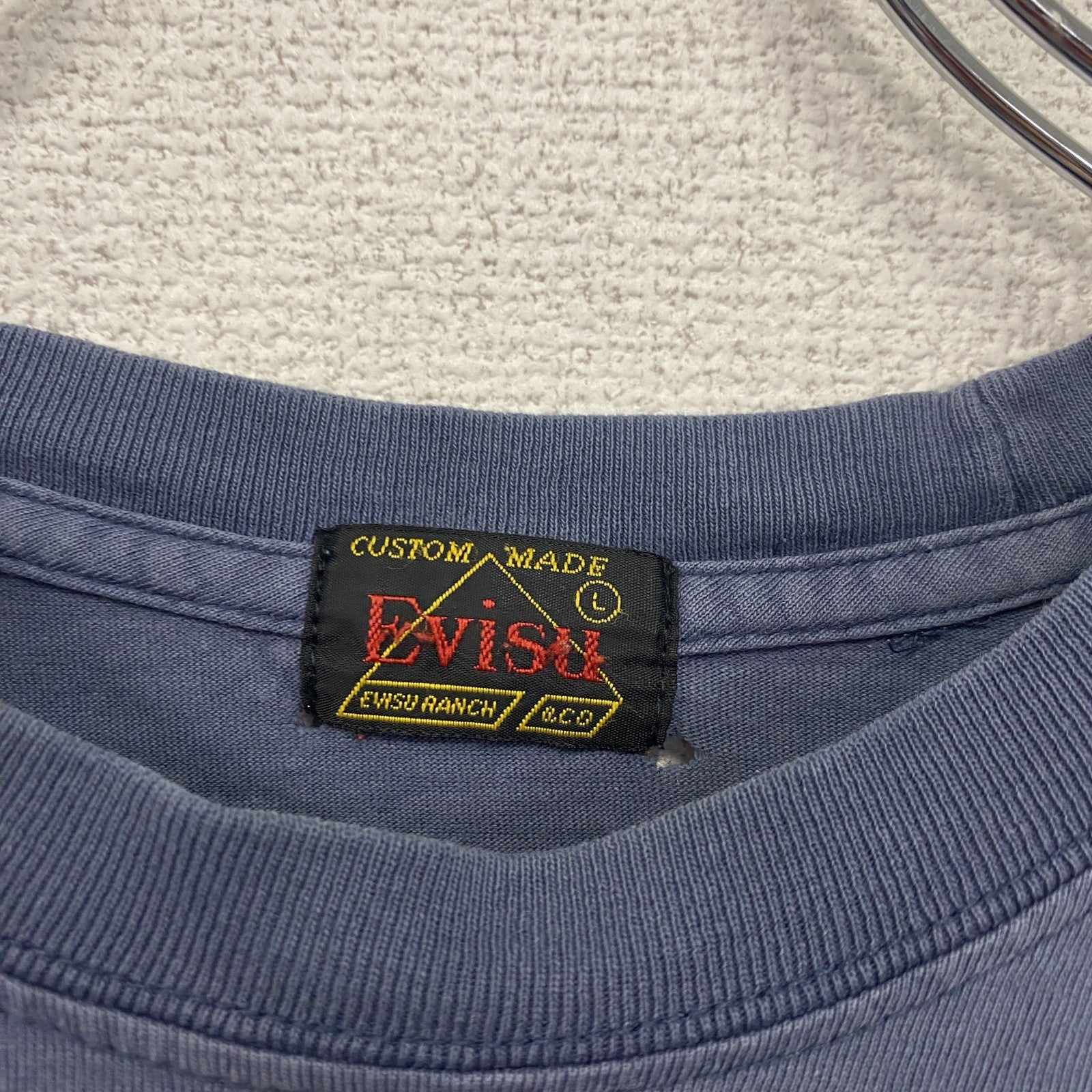 EVISU　エビス　エヴィス　長袖Tシャツ/ロンT　紫　パープル　Lサイズ