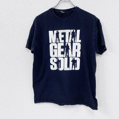 IMPERIAL　半袖プリントTシャツ　META GEAR SOLID　黒　ブラック　Lサイズ