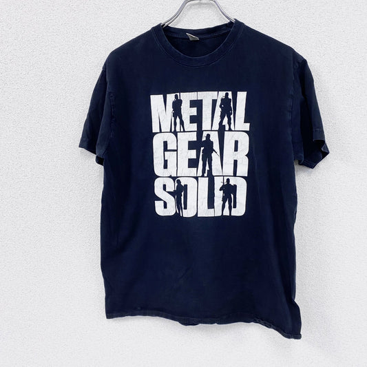 IMPERIAL　半袖プリントTシャツ　META GEAR SOLID　黒　ブラック　Lサイズ