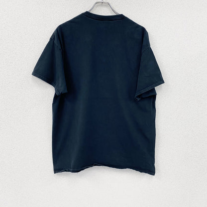 GILDAN　ギルダン　半袖プリントメッセージTシャツ　6連プリント　英字プリント　黒　ブラック　XLサイズ