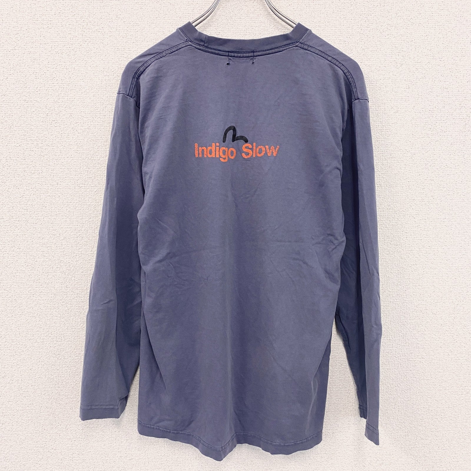 EVISU　エビス　エヴィス　長袖Tシャツ/ロンT　紫　パープル　Lサイズ