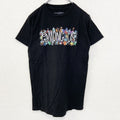 古着 used　Among us アモングアス　半袖ゲームプリントTシャツ　レトロデザイン　クルーネック　黒　ブラック　Sサイズ