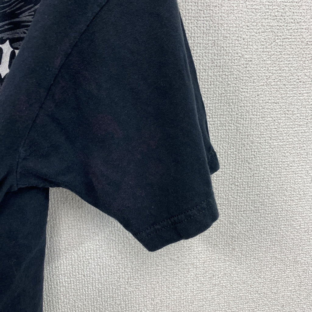 anvil　アンヴィル　Nutrition Depot　半袖プリントTシャツ　企業T　両面プリント　黒　ブラック　Lサイズ
