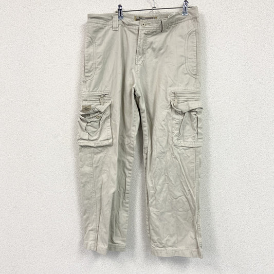 Lee　リー　カーゴパンツ　ワークパンツ　ジップフライ　ジップポケット　フラップポケット　ホワイトベージュ　W32サイズ