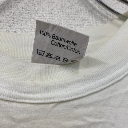 ～00s　YORK　半袖プリントTシャツ　ユーロヴィンテージ　白　ホワイト　2XLサイズ