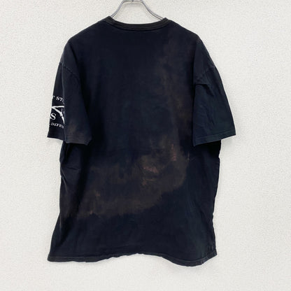 GRUNT STYLE　半袖プリントTシャツ　星条旗　英字プリント　黒　ブラック　2XLサイズ