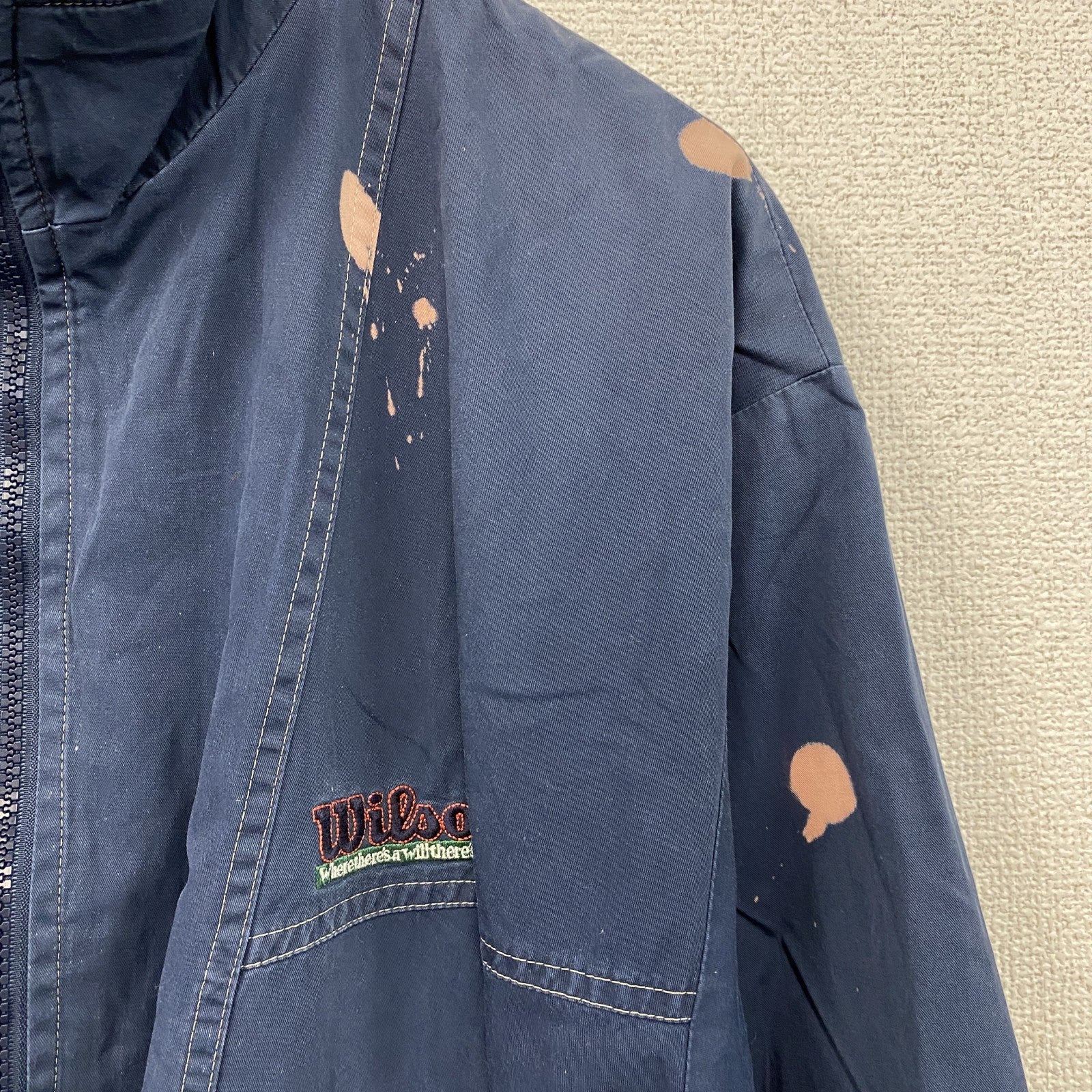 Wilson　ウィルソン　フルジップジャケット　紺　ネイビー　Lサイズ