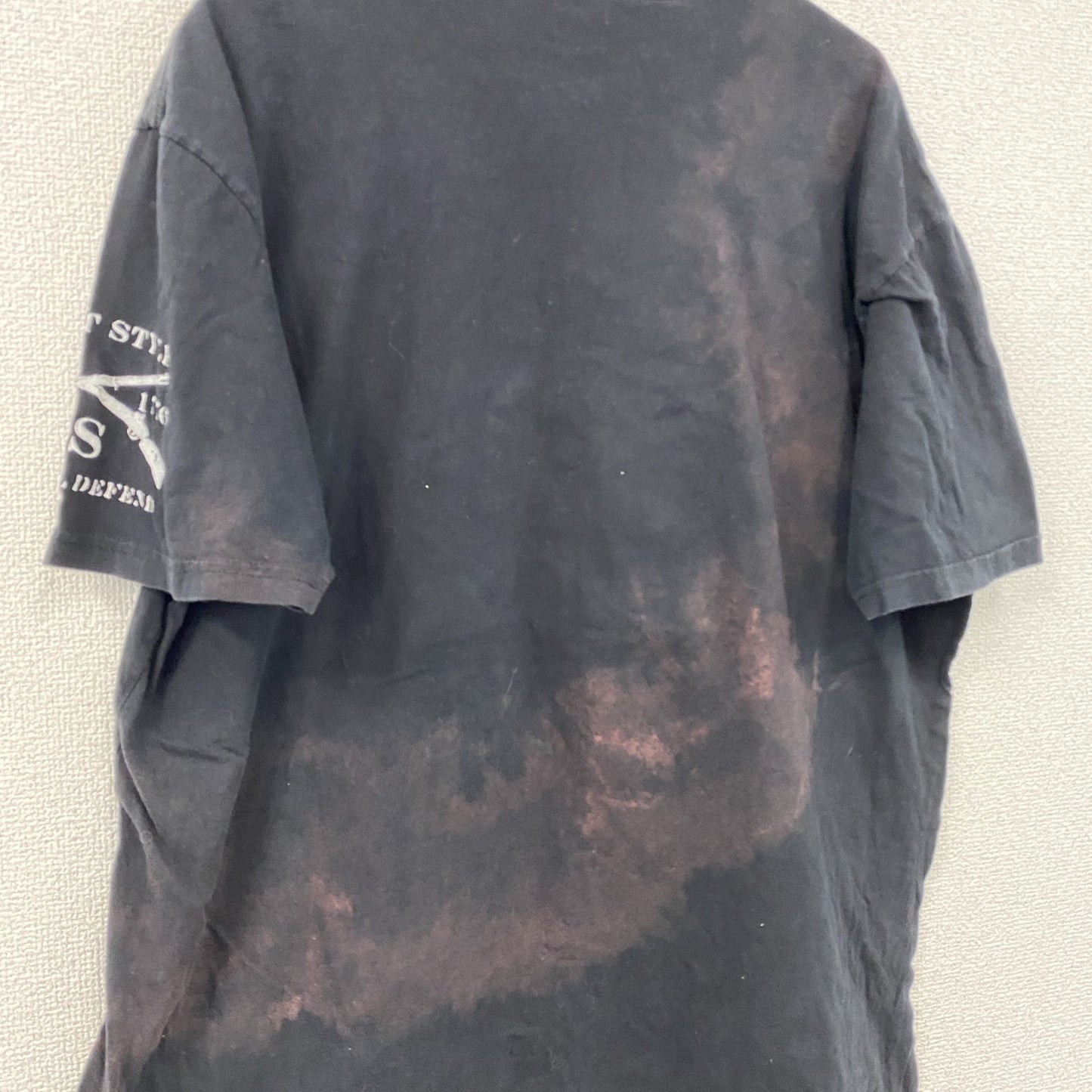 GRUNT STYLE　半袖プリントTシャツ　星条旗　英字プリント　黒　ブラック　2XLサイズ