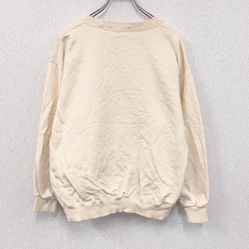 ～90s　Yves Saint Laurent　イヴサンローラン　スウェット/トレーナー　ヴィンテージ　黄色　イエロー　Mサイズ
