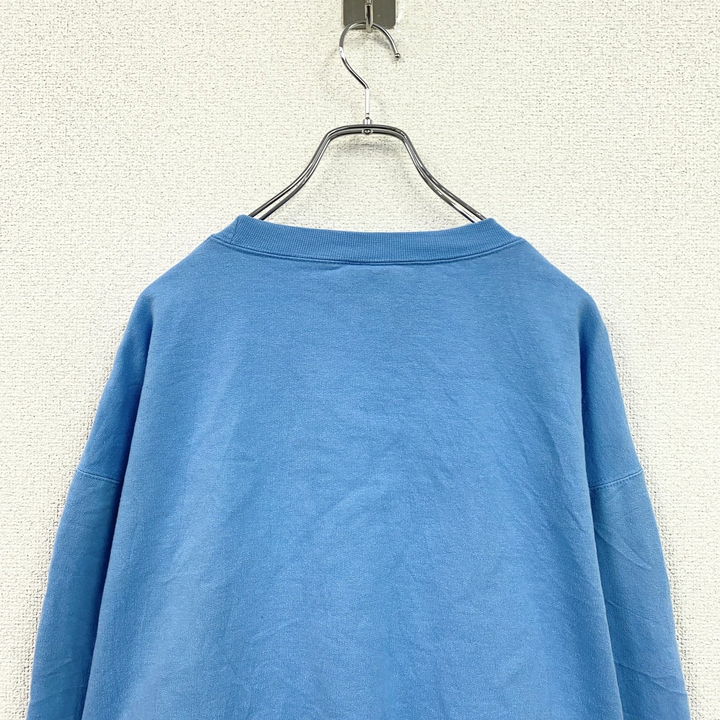 champion　チャンピオン　スウェット/トレーナー　3連プリント　水色　ライトブルー　XLサイズ