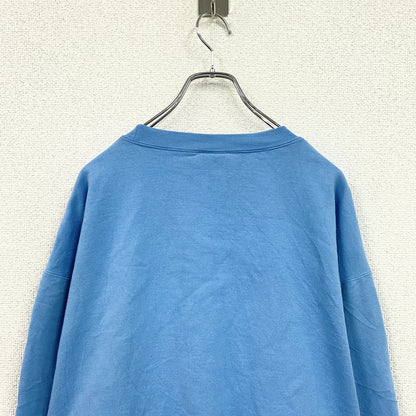 champion　チャンピオン　スウェット/トレーナー　3連プリント　水色　ライトブルー　XLサイズ