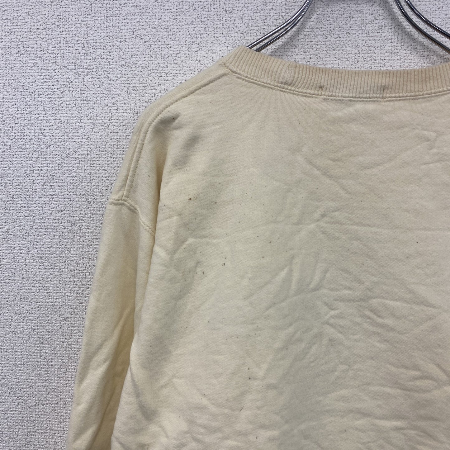 ～90s　Yves Saint Laurent　イヴサンローラン　スウェット/トレーナー　ヴィンテージ　黄色　イエロー　Mサイズ