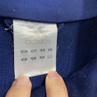 00s　adidas　アディダス　トラックジャケット/ジャージ　ヴィンテージ　スリーストライプス　紺　ネイビー