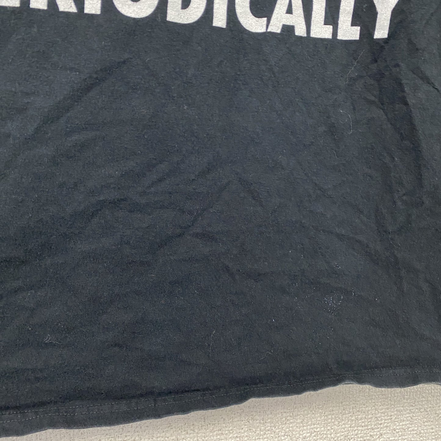 半袖プリントTシャツ　元素周期表　原子記号　黒　ブラック