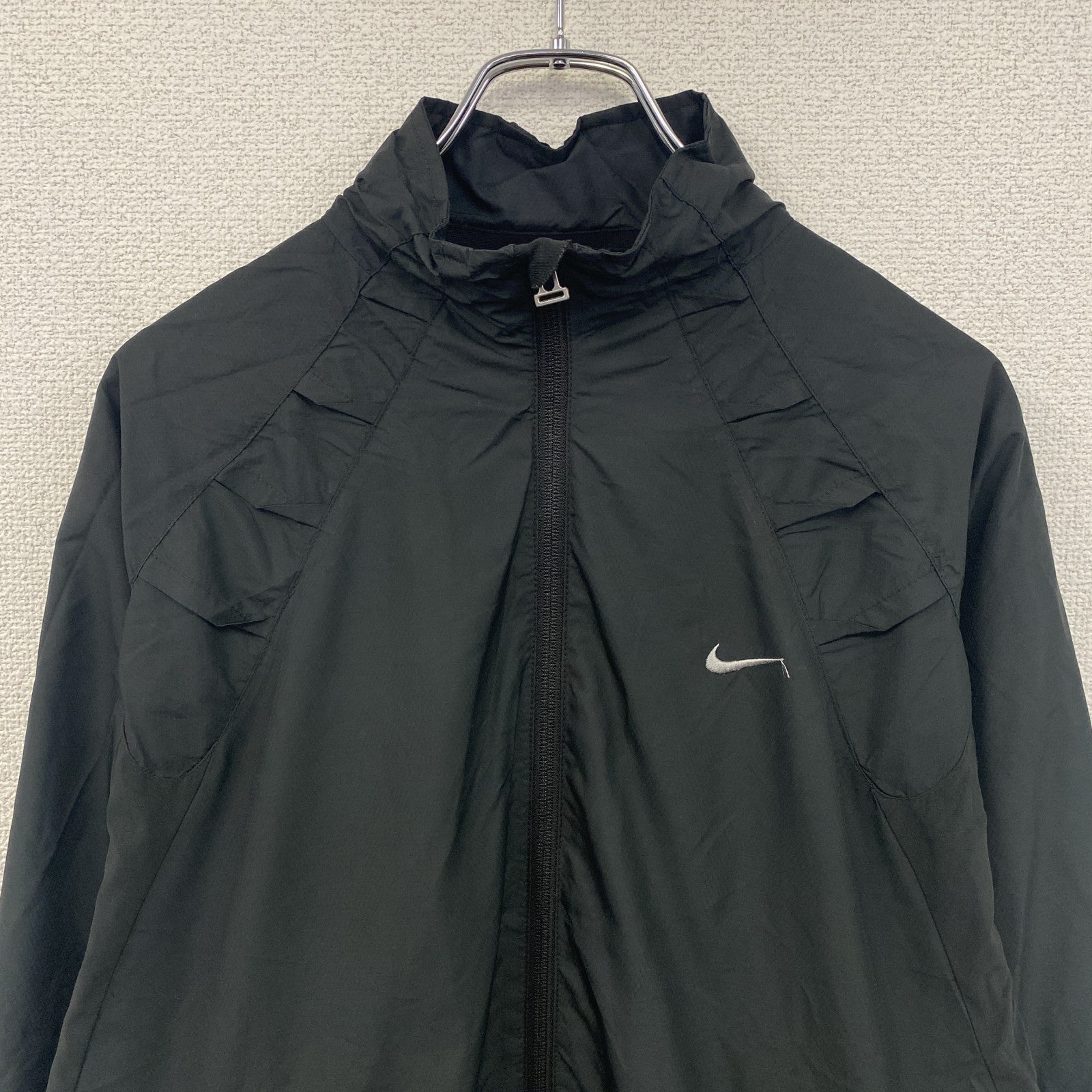 NIKE　ナイキ　CLIMA-FIT　フルジップジャケット　ウインドブレーカー　ギミック　黒　ブラック　2XLサイズ　