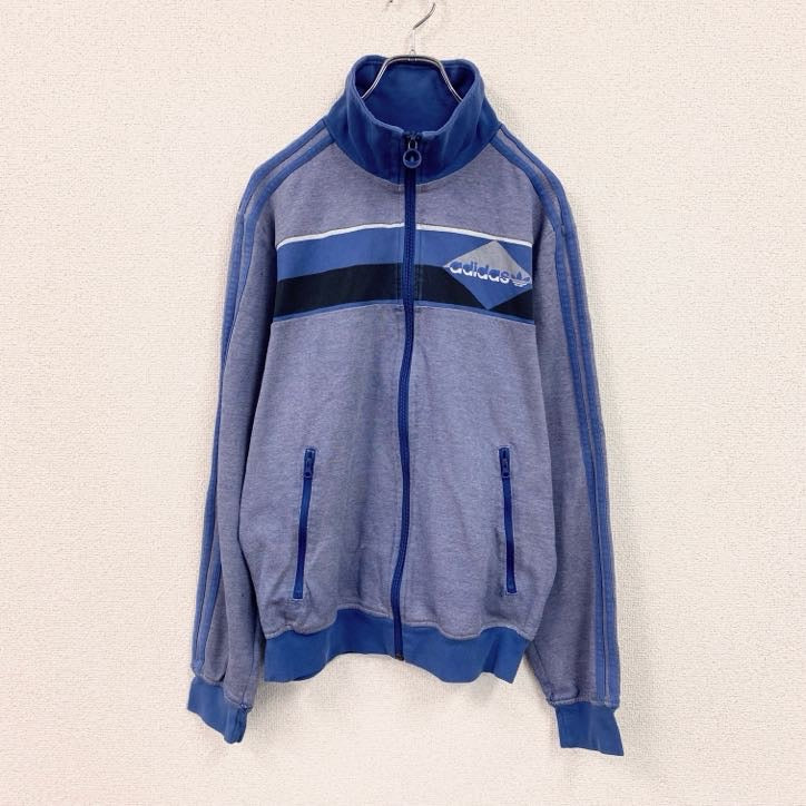 adidas　アディダス　トラックジャケット/ジャージ　青　ブルー　Mサイズ