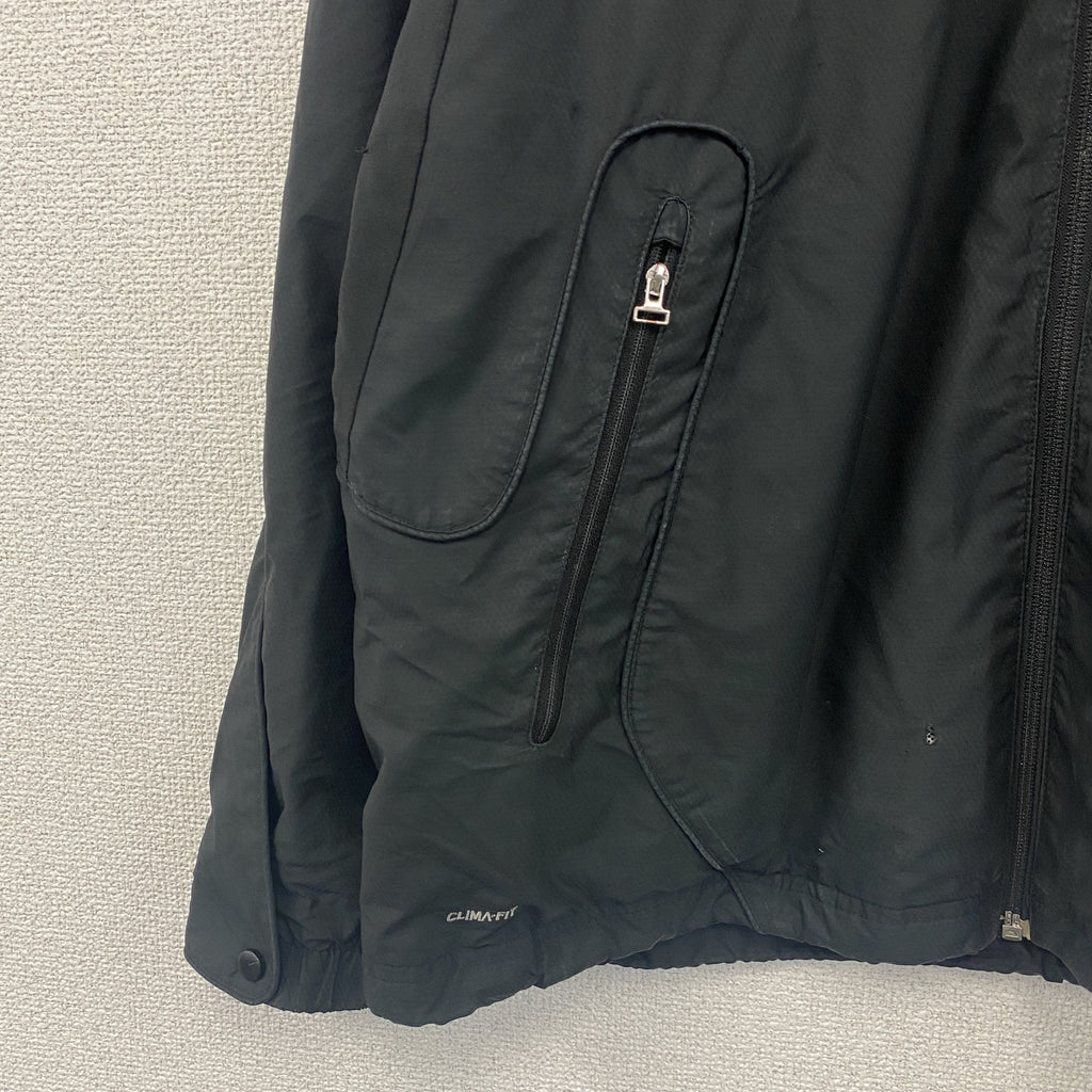 NIKE　ナイキ　CLIMA-FIT　フルジップジャケット　ウインドブレーカー　ギミック　黒　ブラック　2XLサイズ　