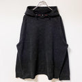 FILA　フィラ　スウェットパーカー/フーディー　無地　ビックシルエット　黒　ブラック　XLサイズ