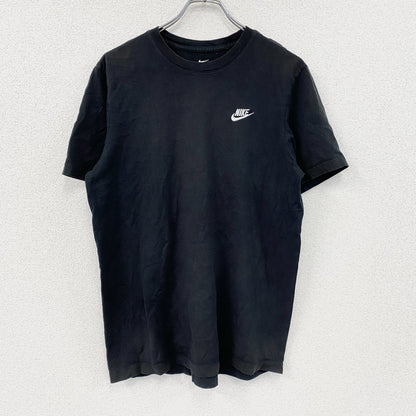 NIKE　ナイキ　半袖Tシャツ　スウッシュ　ワンポイント　黒　ブラック　Mサイズ