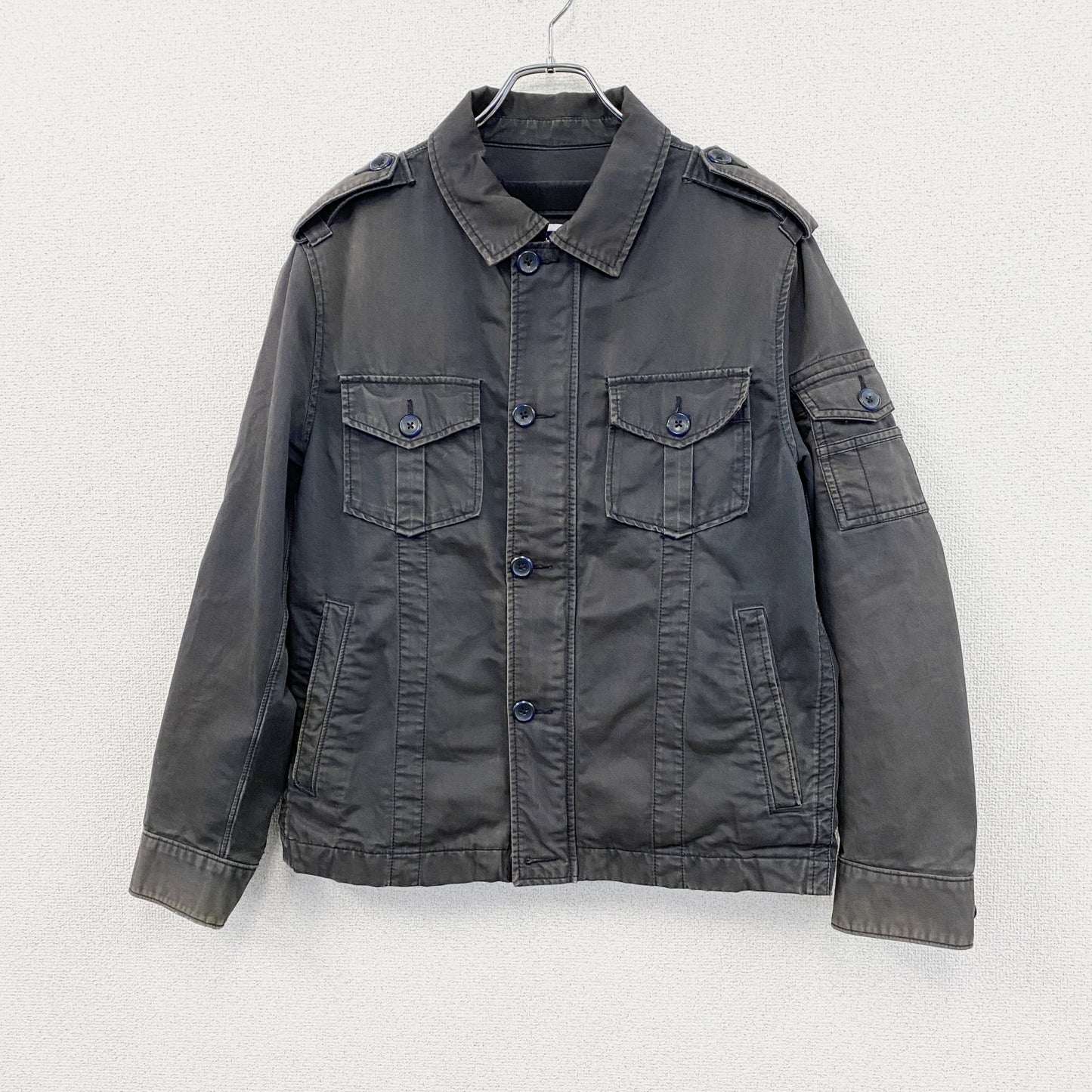 00s　GAP　ギャップ　Military Jacket　ミリタリージャケット　ヴィンテージ　ブラック　Lサイズ