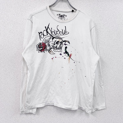 CLOCKHOUSE　長袖Tシャツ/ロンT　白　ホワイト　2XLサイズ