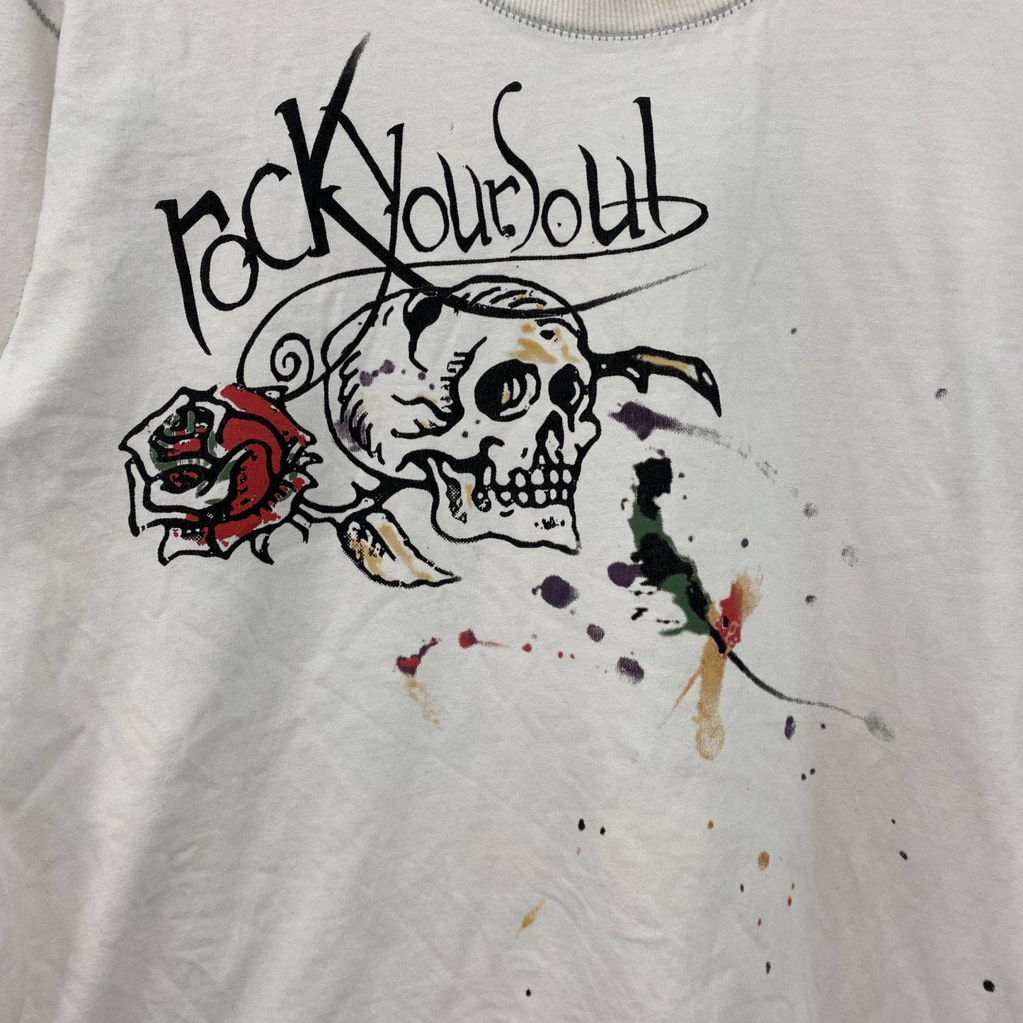 CLOCKHOUSE　長袖Tシャツ/ロンT　白　ホワイト　2XLサイズ