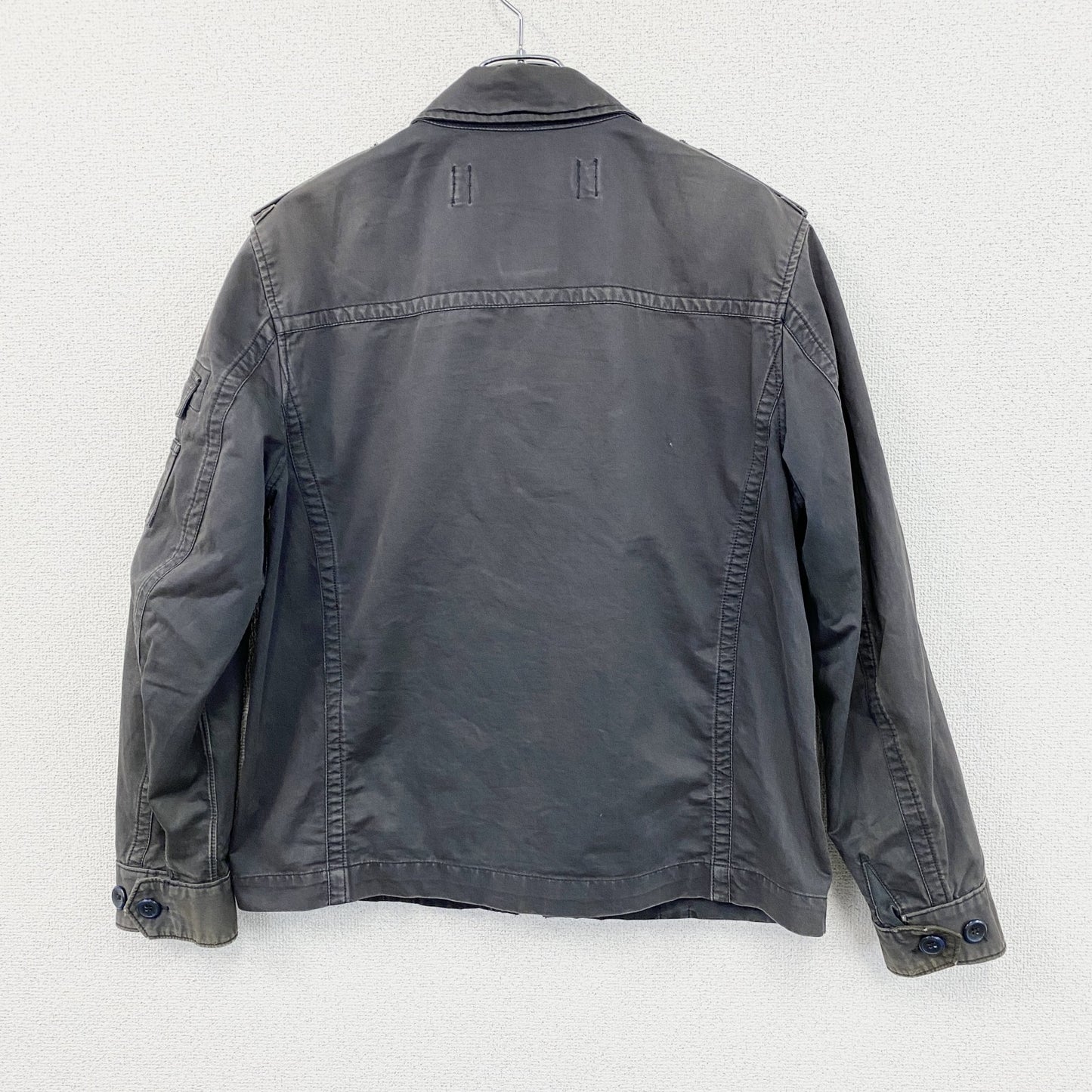 00s　GAP　ギャップ　Military Jacket　ミリタリージャケット　ヴィンテージ　ブラック　Lサイズ