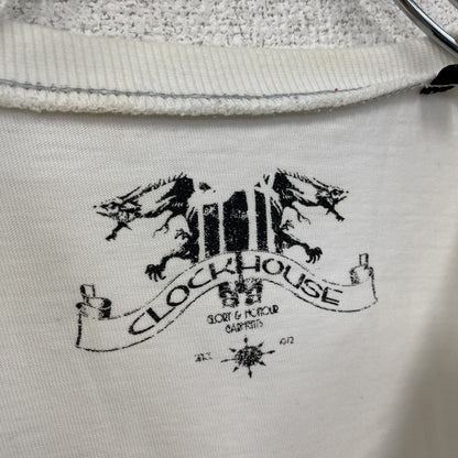 CLOCKHOUSE　長袖Tシャツ/ロンT　白　ホワイト　2XLサイズ