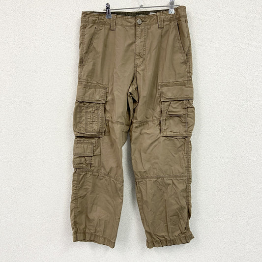 Eddie Bauer　エディーバウアー　カーゴパンツ　ワークパンツ　ジップフライ　茶色　ブラウン　W32サイズ