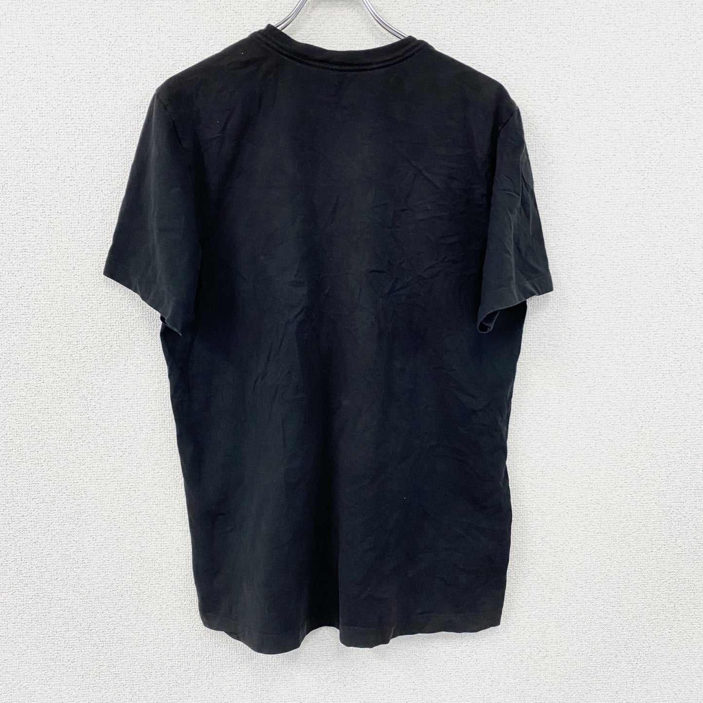 NIKE　ナイキ　半袖Tシャツ　スウッシュ　ワンポイント　黒　ブラック　Mサイズ