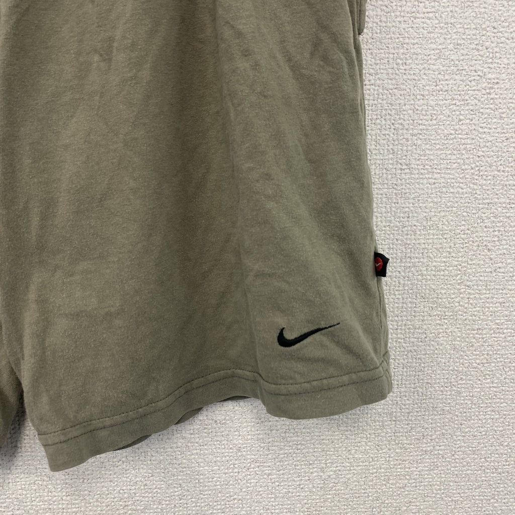 90s　NIKE　ナイキ　スウェットハーフパンツ/ショートパンツ　ヴィンテージ　カーキ　Mサイズ