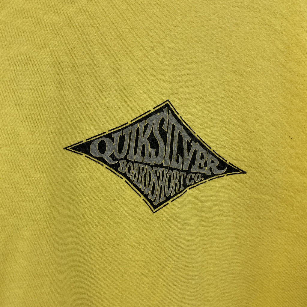 Quiksilver　クイックシルバー　半袖Tシャツ　黄色　イエロー