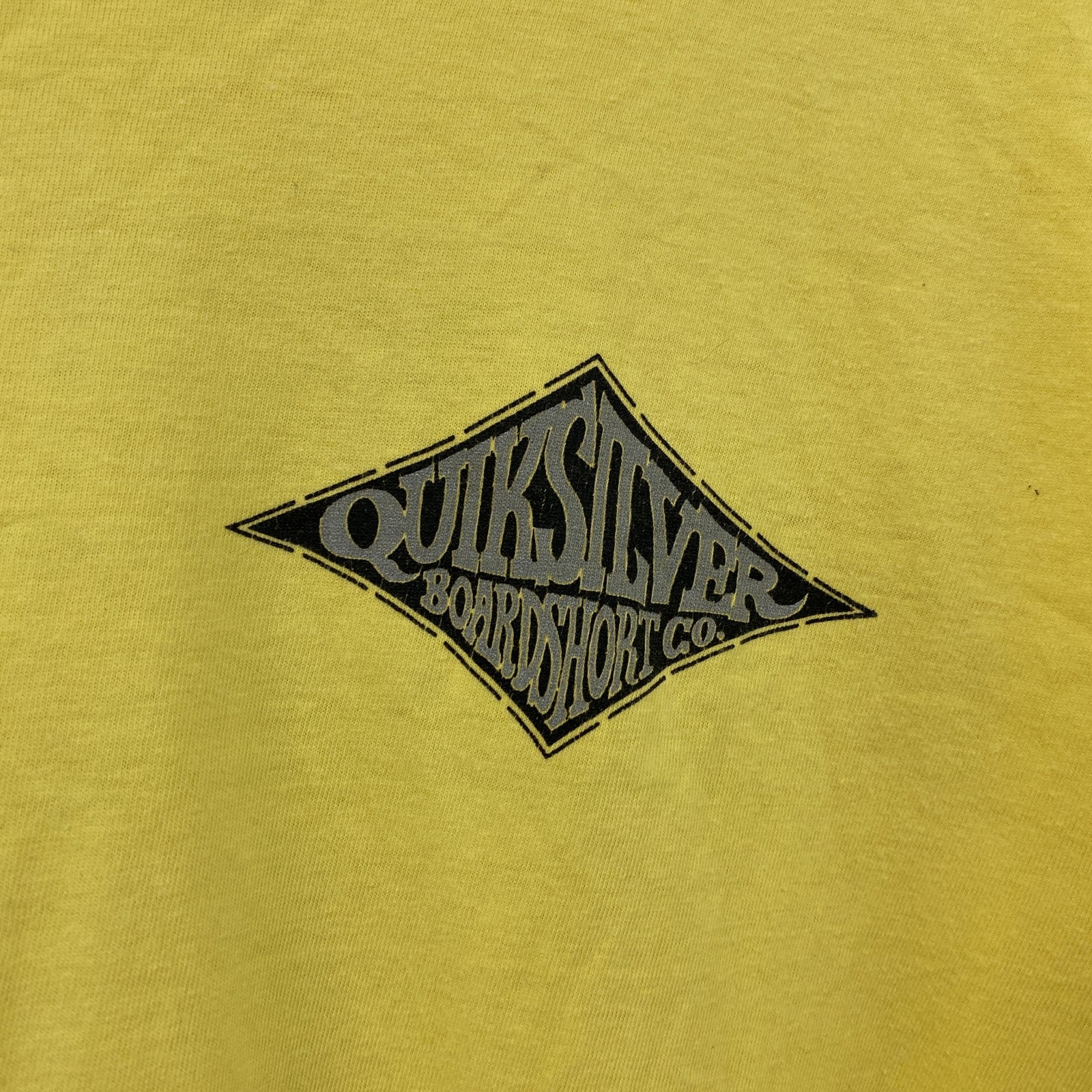 Quiksilver　クイックシルバー　半袖Tシャツ　黄色　イエロー